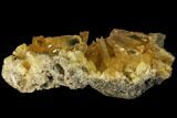 Selenite Crystal Cluster (Fluorescent) - Peru #108621-1